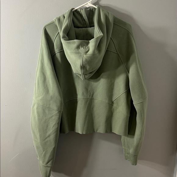 Lululemon Green Scuba Oversized Half-Zip Hoodie - Picture 2 of 3